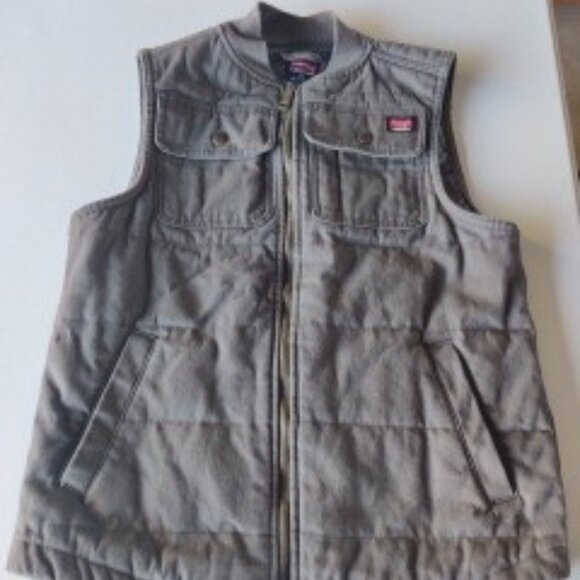Men's WRANGLER Workwear Vest Size Small Gray Grey - Picture 6 of 6